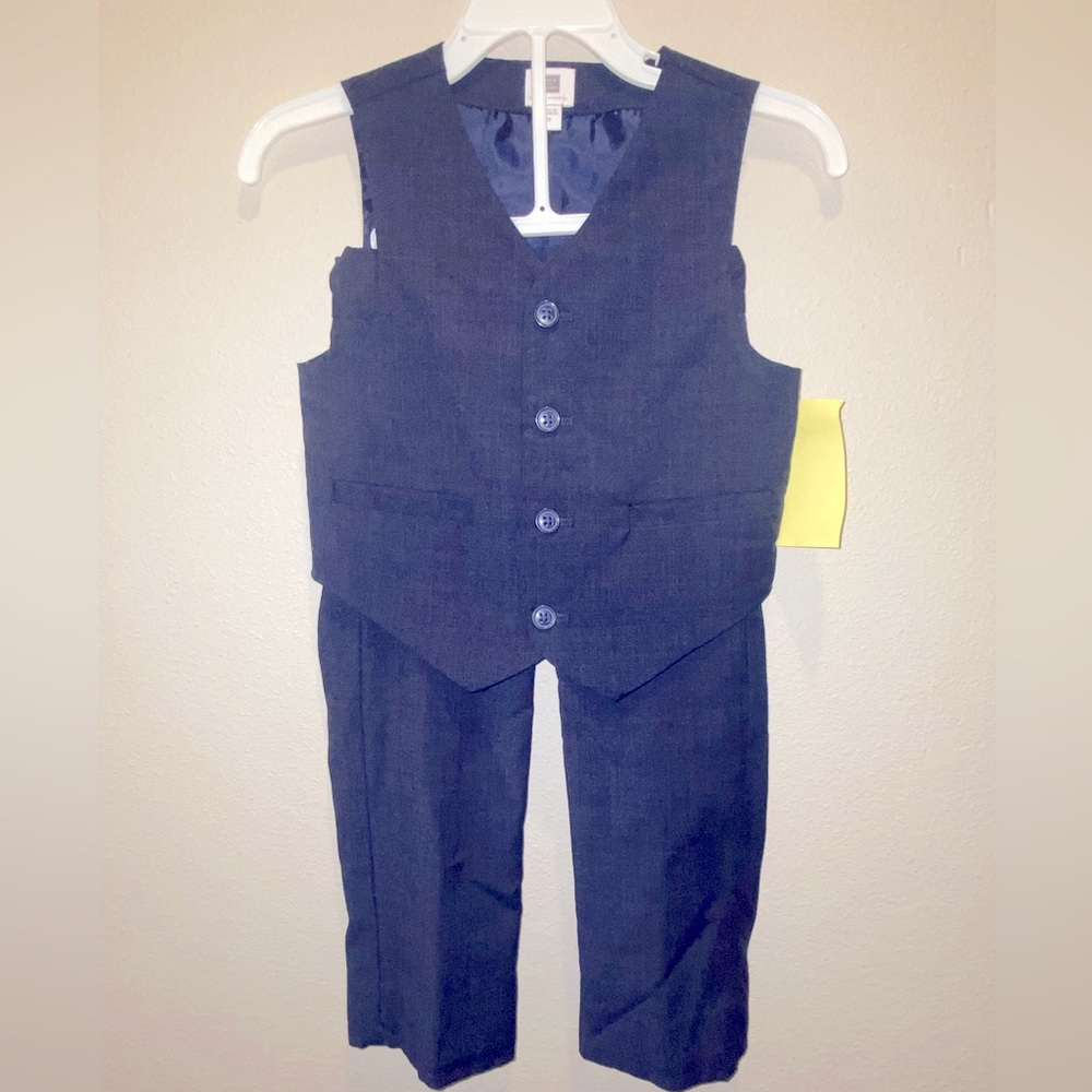 Janie and Jack Wool Pant/Vest Suit